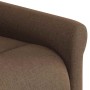Sillón reclinable de tela marrón en Sillones | Comprar online en Foru.es