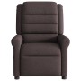 Sillón reclinable de tela marrón oscuro en Sillones | Comprar online en Foru.es