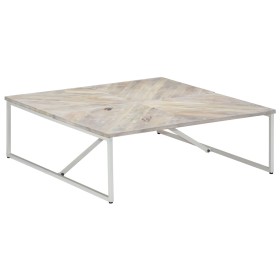 Mesa de centro de madera maciza de mango 110x110x36 cm de vidaXL, Mesas de centro - Ref: Foro24-247698, Precio: 208,24 €, Des...