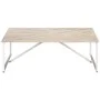 Mesa de centro de madera maciza de mango 110x110x36 cm de vidaXL, Mesas de centro - Ref: Foro24-247698, Precio: 205,08 €, Des...