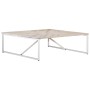 Mesa de centro de madera maciza de mango 110x110x36 cm de vidaXL, Mesas de centro - Ref: Foro24-247698, Precio: 208,24 €, Des...
