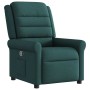 Sillón reclinable de tela verde oscuro en Sillones | Comprar online en Foru.es