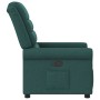 Sillón reclinable de tela verde oscuro en Sillones | Comprar online en Foru.es
