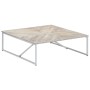 Mesa de centro de madera maciza de mango 110x110x36 cm de vidaXL, Mesas de centro - Ref: Foro24-247698, Precio: 208,24 €, Des...