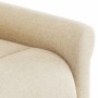 Sillón reclinable de tela crema en Sillones | Comprar online en Foru.es