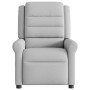 Sillón reclinable de tela gris nube en Sillones | Comprar online en Foru.es