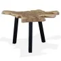Genuine teak coffee table 80x70x38 cm by vidaXL, Coffee table - Ref: Foro24-244550, Price: 200,40 €, Discount: %