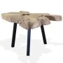 Mesa de centro de teca genuina 80x70x38 cm de vidaXL, Mesas de centro - Ref: Foro24-244550, Precio: 200,40 €, Descuento: %