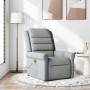 Sillón reclinable de masaje de tela gris claro en Sillones | Comprar online en Foru.es