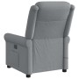 Sillón reclinable de masaje de tela gris claro en Sillones | Comprar online en Foru.es
