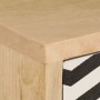 Mueble de TV de madera maciza de mango 120x30x40 cm de vidaXL, Muebles TV - Ref: Foro24-247340, Precio: 157,23 €, Descuento: %