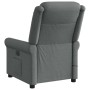 Sillón reclinable de masaje de tela gris oscuro en Sillones | Comprar online en Foru.es