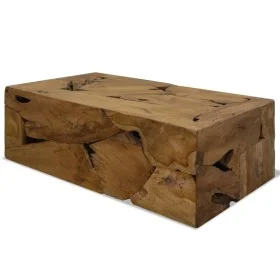 Mesa de centro de teca genuina marrón 90x50x30 cm de vidaXL, Mesas de centro - Ref: Foro24-244558, Precio: 238,55 €, Descuent...