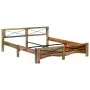 Estructura de cama de madera maciza reciclada 180x200 cm de vidaXL, Camas y somieres - Ref: Foro24-247668, Precio: 390,12 €, ...