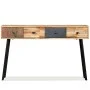 Konsolentisch aus massivem recyceltem Teakholz 120x30x76 cm von vidaXL, Seitentische - Ref: Foro24-245403, Preis: 223,35 €, R...