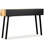 Mesa consola de teca maciza reciclada 120x30x76 cm de vidaXL, Mesas auxiliares - Ref: Foro24-245403, Precio: 223,35 €, Descue...
