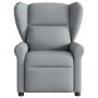 Sillón reclinable de tela gris claro en Sillones | Comprar online en Foru.es