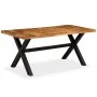 Solid acacia and mango wood dining table 180x90x76 cm by vidaXL, Kitchen and dining tables - Ref: Foro24-245640, Price: 437,2...