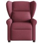 Sillón reclinable de tela rojo tinto en Sillones | Comprar online en Foru.es