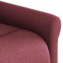 Sillón reclinable de tela rojo tinto en Sillones | Comprar online en Foru.es