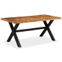 Mesa de comedor madera maciza de acacia y mango 180x90x76 cm de vidaXL, Mesas de cocina y de comedor - Ref: Foro24-245640, Pr...