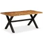 Solid acacia and mango wood dining table 180x90x76 cm by vidaXL, Kitchen and dining tables - Ref: Foro24-245640, Price: 437,2...