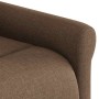 Sillón reclinable de tela marrón en Sillones | Comprar online en Foru.es