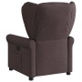 Sillón reclinable de tela marrón oscuro en Sillones | Comprar online en Foru.es