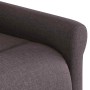 Sillón reclinable de tela marrón oscuro en Sillones | Comprar online en Foru.es