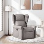 Sillón reclinable de tela gris taupe en Sillones | Comprar online en Foru.es