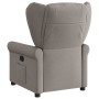 Sillón reclinable de tela gris taupe en Sillones | Comprar online en Foru.es