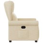 Sillón reclinable de tela crema en Sillones | Comprar online en Foru.es