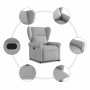 Sillón reclinable de tela gris nube en Sillones | Comprar online en Foru.es