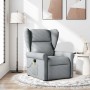 Sillón reclinable de masaje de tela gris claro en Sillones | Comprar online en Foru.es