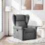 Sillón reclinable de masaje de tela gris oscuro en Sillones | Comprar online en Foru.es