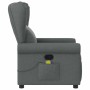Sillón reclinable de masaje de tela gris oscuro en Sillones | Comprar online en Foru.es