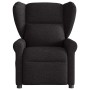 Sillón reclinable de masaje de tela negro en Sillones | Comprar online en Foru.es