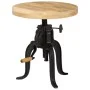 Mesa auxiliar 45x(45-62) cm madera de mango y hierro fundido de vidaXL, Mesas auxiliares - Ref: Foro24-247587, Precio: 187,88...