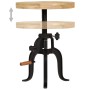 Mesa auxiliar 45x(45-62) cm madera de mango y hierro fundido de vidaXL, Mesas auxiliares - Ref: Foro24-247587, Precio: 193,53...