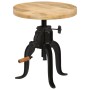 Mesa auxiliar 45x(45-62) cm madera de mango y hierro fundido de vidaXL, Mesas auxiliares - Ref: Foro24-247587, Precio: 193,53...