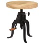 Mesa auxiliar 45x(45-62) cm madera de mango y hierro fundido de vidaXL, Mesas auxiliares - Ref: Foro24-247587, Precio: 193,53...