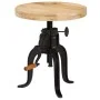 Mesa auxiliar 45x(45-62) cm madera de mango y hierro fundido de vidaXL, Mesas auxiliares - Ref: Foro24-247587, Precio: 187,88...