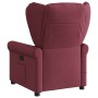 Sillón de masaje reclinable de tela color vino tinto en Sillones | Comprar online en Foru.es
