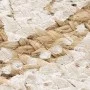 Alfombra redonda con estampado yute trenzado 120 cm de vidaXL, Alfombras - Ref: Foro24-245340, Precio: 55,31 €, Descuento: %