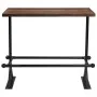 Juego de mesa alta y taburetes 5 piezas madera maciza reciclada de vidaXL, muebles para cocinas y comedores - Ref: Foro24-245...