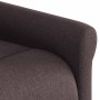 Sillón de masaje reclinable de tela marrón oscuro en Sillones | Comprar online en Foru.es