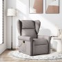 Sillón de masaje reclinable de tela gris taupé en Sillones | Comprar online en Foru.es