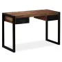 Schreibtisch mit 2 Schubladen aus recyceltem Massivholz 120x50x76 cm von vidaXL, Schreibtische - Ref: Foro24-244905, Preis: 2...
