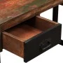 Schreibtisch mit 2 Schubladen aus recyceltem Massivholz 120x50x76 cm von vidaXL, Schreibtische - Ref: Foro24-244905, Preis: 2...