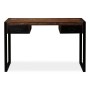 Escritorio con 2 cajones madera maciza reciclada 120x50x76 cm de vidaXL, Escritorios - Ref: Foro24-244905, Precio: 237,80 €, ...